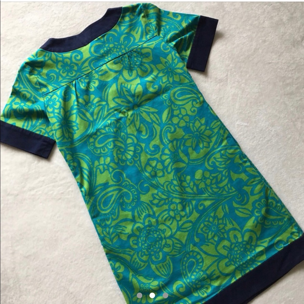 Lilly Pulitzer Green & Blue Floral Dress